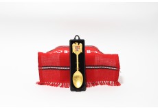 Linguriţă decorativă aurie stema României